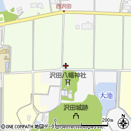 兵庫県丹波篠山市北沢田950周辺の地図