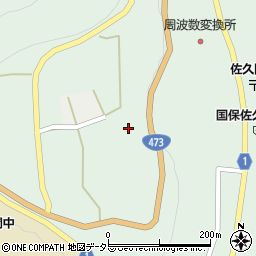 静岡県浜松市天竜区佐久間町中部435周辺の地図
