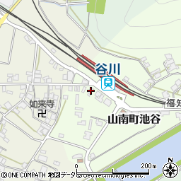 兵庫県丹波市山南町池谷111周辺の地図