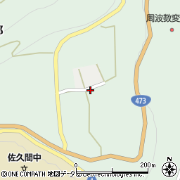 静岡県浜松市天竜区佐久間町中部434-1周辺の地図