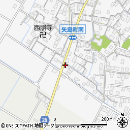 滋賀県守山市矢島町1257周辺の地図
