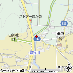 田邑簡易郵便局周辺の地図