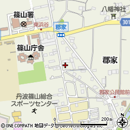 兵庫県丹波篠山市郡家866周辺の地図