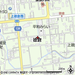静岡県駿東郡清水町徳倉402周辺の地図