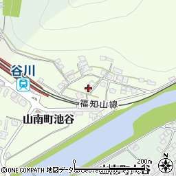 兵庫県丹波市山南町池谷172-1周辺の地図