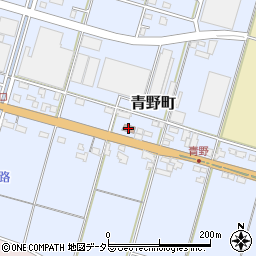 青野多目的集会所周辺の地図