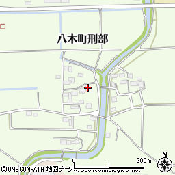 京都府南丹市八木町刑部川西17周辺の地図