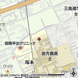 静岡県田方郡函南町塚本954-3周辺の地図