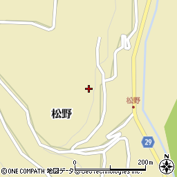 静岡県静岡市葵区松野371周辺の地図