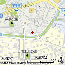 愛知県名古屋市緑区平手南1丁目3周辺の地図