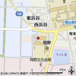 兵庫県丹波篠山市西浜谷402-2周辺の地図
