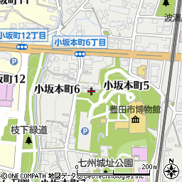 愛知県豊田市小坂本町5丁目74周辺の地図