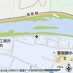 岡山県真庭市草加部576周辺の地図