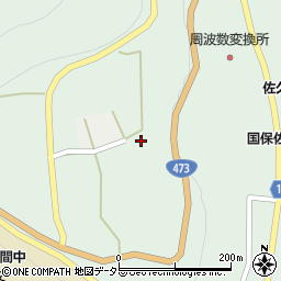 静岡県浜松市天竜区佐久間町中部434周辺の地図