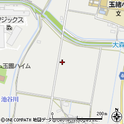 滋賀県東近江市大森町周辺の地図