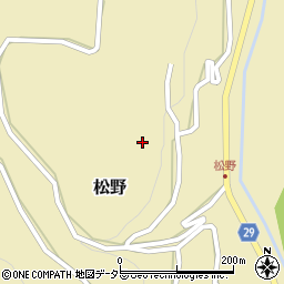 静岡県静岡市葵区松野421周辺の地図