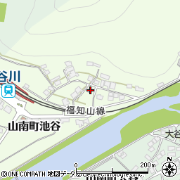 兵庫県丹波市山南町池谷207周辺の地図