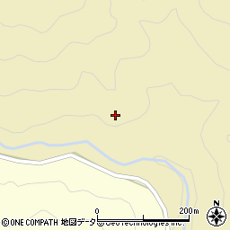 愛知県設楽町（北設楽郡）田内（大木和田）周辺の地図