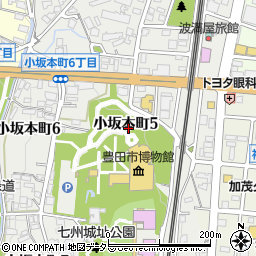愛知県豊田市小坂本町5丁目周辺の地図