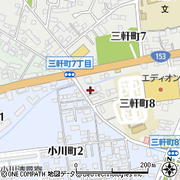 愛知県豊田市三軒町8丁目39周辺の地図