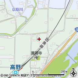 岡山県津山市高野本郷1962-11周辺の地図