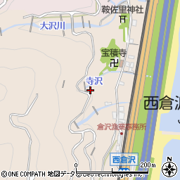 静岡県静岡市清水区由比西倉澤周辺の地図