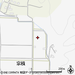 岡山県苫田郡鏡野町宗枝周辺の地図