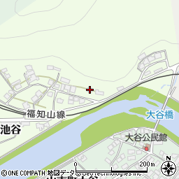兵庫県丹波市山南町池谷231-2周辺の地図