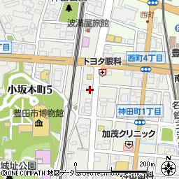 株式会社安江工務店　豊田店周辺の地図