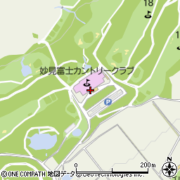 妙見富士カントリークラブ周辺の地図