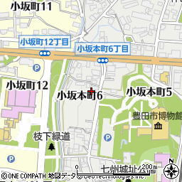 愛知県豊田市小坂本町6丁目36周辺の地図