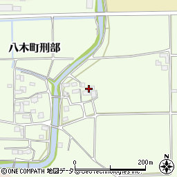 京都府南丹市八木町刑部（溝渕）周辺の地図