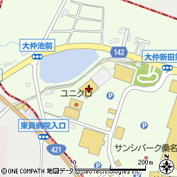 オフハウス桑名サンシパーク店周辺の地図