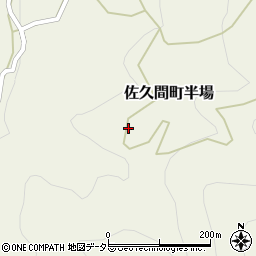 静岡県浜松市天竜区佐久間町半場579周辺の地図