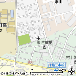 愛知県みよし市東山台50周辺の地図