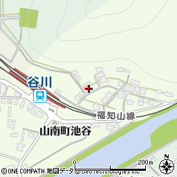 兵庫県丹波市山南町池谷176周辺の地図