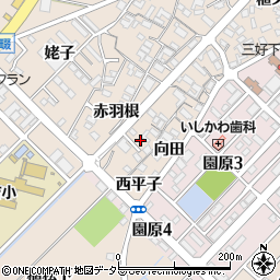 愛知県みよし市三好町赤羽根18周辺の地図