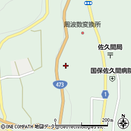 静岡県浜松市天竜区佐久間町中部385周辺の地図
