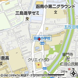 静岡県田方郡函南町仁田141-3周辺の地図