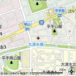 愛知県名古屋市緑区平手南1丁目1406周辺の地図