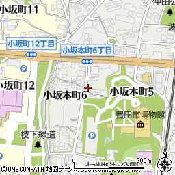 愛知県豊田市小坂本町5丁目51-3周辺の地図