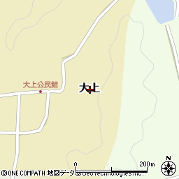 兵庫県丹波篠山市大上周辺の地図