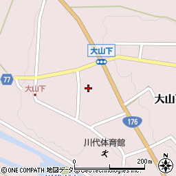 兵庫県丹波篠山市大山下491周辺の地図