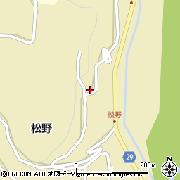 静岡県静岡市葵区松野361周辺の地図