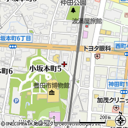 愛知県豊田市小坂本町5丁目12周辺の地図