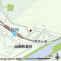兵庫県丹波市山南町池谷177周辺の地図