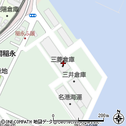 サンソー港運株式会社　第二事業所　稲永詰所周辺の地図