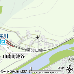 兵庫県丹波市山南町池谷195-3周辺の地図