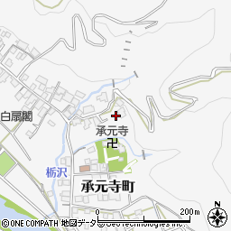 静岡県静岡市清水区承元寺町周辺の地図