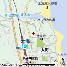浜波太港線周辺の地図